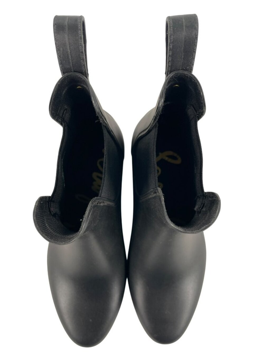 Sam Edelman Tinsley Chelsea Rain Boots Composition Leather Wmn's Sz 7 DEFECT NEW - Picture 6 of 10